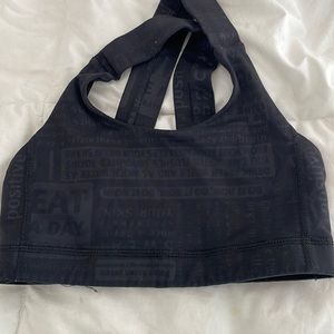 Lululemon 4 black sports bra